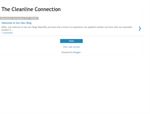 Tablet Screenshot of blog.cleanline.com