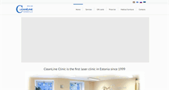 Desktop Screenshot of cleanline.ee